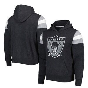 Men's ‘47 Black Las Vegas Raiders Legacy Premier Nico Pullover Hoodie - Large